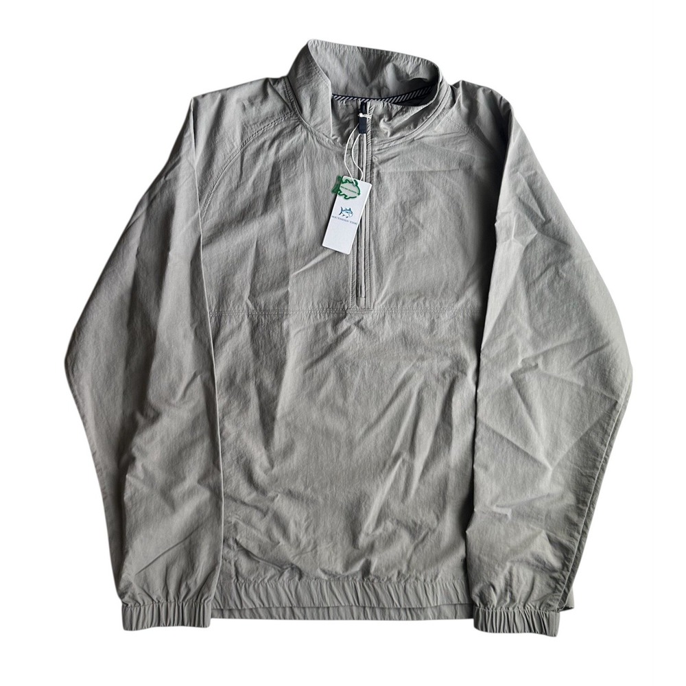 SOUTHERN TIDE Shoreline Performance Pullover Windbreaker Gray Men's Size Large L